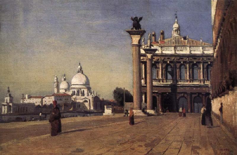 Corot Camille Manana in Venice oil painting image